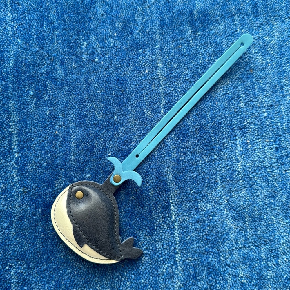 Portland Leather Flair - Seattle Store Whale - Cowboy Blue